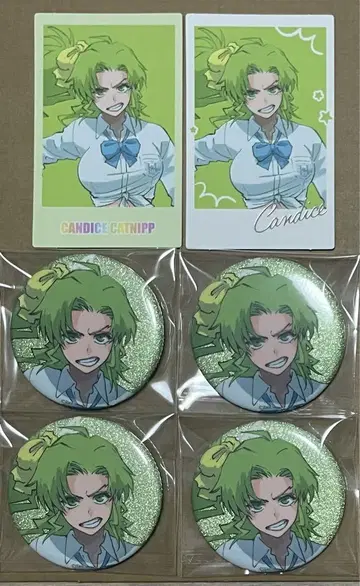 캔디스 BLEACH WORLD 글리터 캔뱃지 사진풍 카드