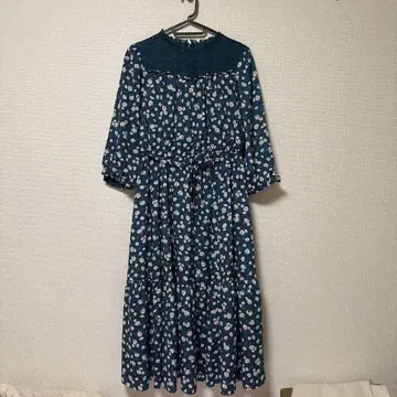 FEROUX 꽃무늬 롱 원피스