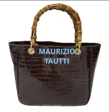 MAURIZIO TAUTTI 다크 브라운 토트백