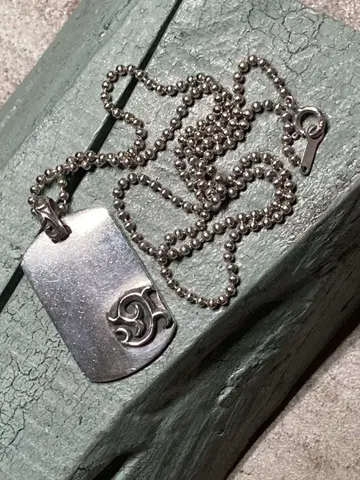 [L] AQUA SILVER / 17g 도크 태그 볼 체인 목걸이