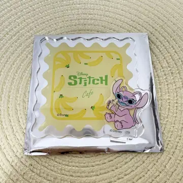 오마이 카페 릴로와 스티치 엔젤 아크릴 스탠드 코스터