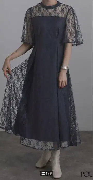 atlo 드레스 네이비 XL