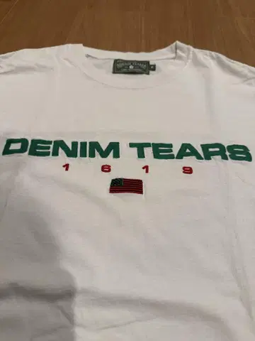 DENIM TEARS 화이트 티셔츠 M