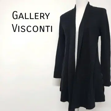 Gallery Visconti 절개 디자인 가운 니트