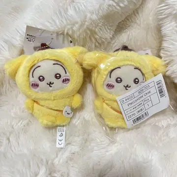 토끼 마스코트 산리오 치이카와 (먼작귀) 콜라보 폼폼푸딩 2개
