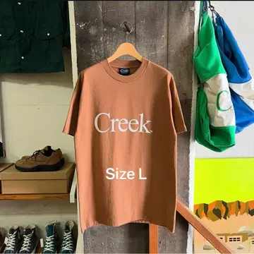Creek 브라운 티셔츠 사이즈 L