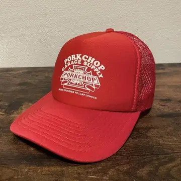 PORKCHOP GARAGE SUPPLY 레드 캡