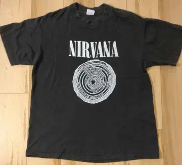 NIRVANA 밴딩 티셔츠 90s 오리지널 L 사이즈 블랙