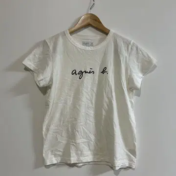 에네스베 agnes b. 페무 심플 프린트 로고 티셔츠