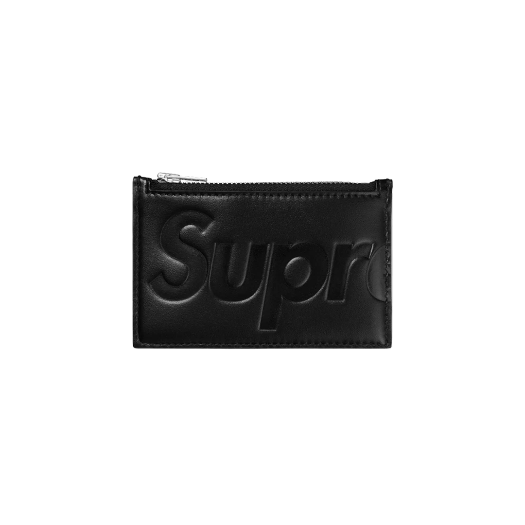 バッグ Supreme Leather Money Bag \"Black\" Supreme Leather Money Bag 