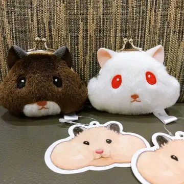 햄스터 스쿠로쿠의 일상 봉제 인형 가마구치 2종 세트