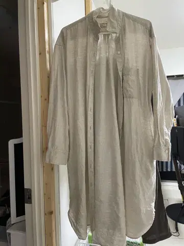 무인양품 MUJI 긴팔 원피스 겉옷 원피스 L