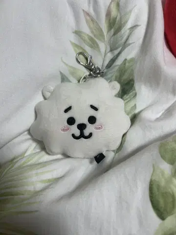 RJ 구름 모양의 거울이 달린 키링