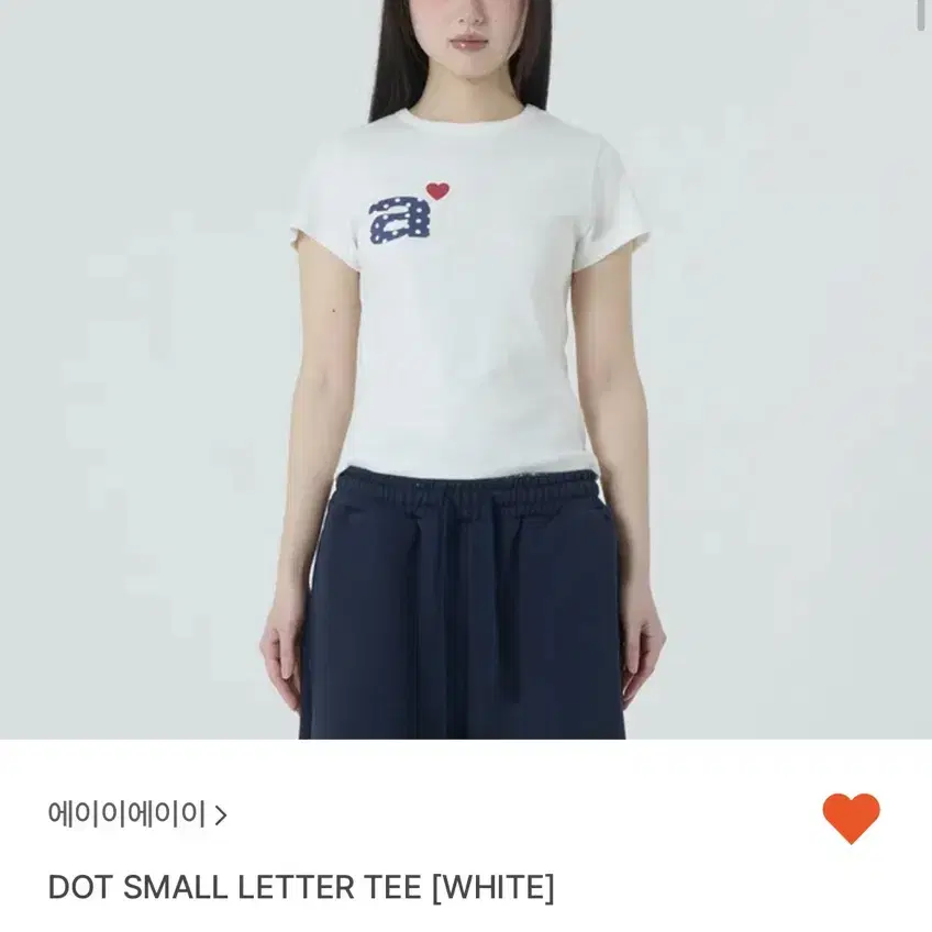 ★AEAE★ DOT SMALL LETTER TEE WHITE DOT SMALL LETTER TEE [WHITE] – aeae JAPAN
