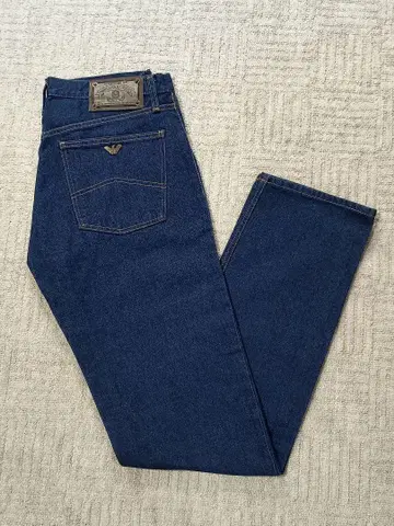 ARMANI JEANS 빈티지 데님 팬츠 노컷 W33 미사용