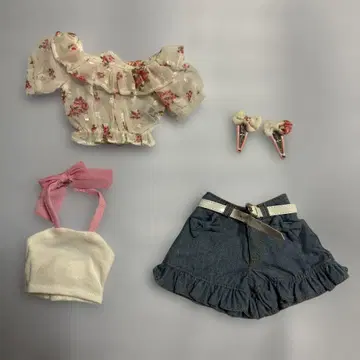 보크스 한여름 프릴 블라우스 세트