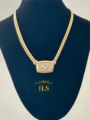 JLS 장 루이 셸러 골드 크리스탈 목걸이