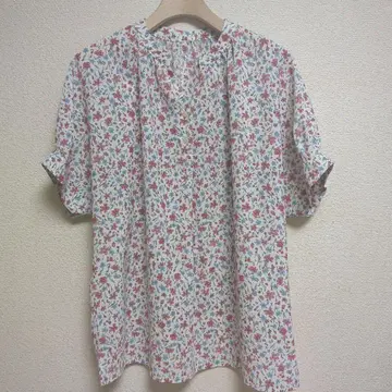매킨토시 철학 반팔 블라우스