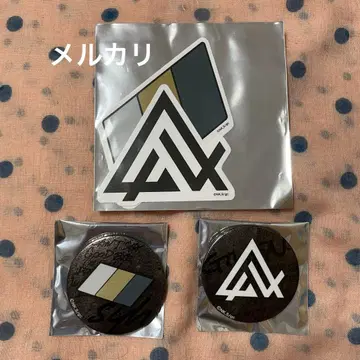 기븐 밴딩 로고 스티커 캔뱃지 [given/syh] 세트
