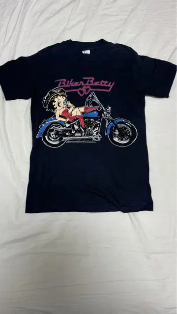 Biker Betty 티셔츠 S 블랙