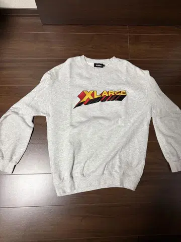 XLARGE 그레이 맨투맨 트레이닝복