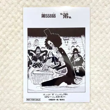 브룩 문 그림 브로마이드 혜택 원피스 ONE PIECE