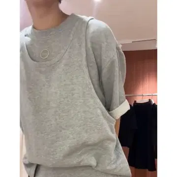 미사용 새상품 택 포함 machatt 미니 우라케 레이어드 상의 마챗