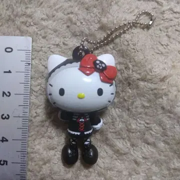 HELLO KITTY 헬로키티 플라로리 로리우사 (블랙) 키체인