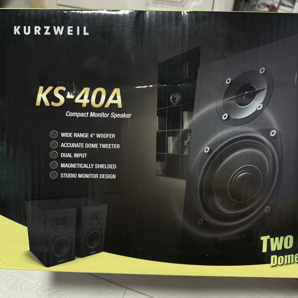New Kurzweil KS-40A Speaker + YH-3000 Headset