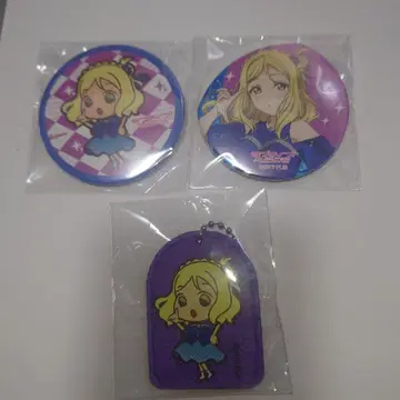 오바라 마리 캔뱃지 세트 러브 라이브 Aqours 피날레 회장 선행 가챠