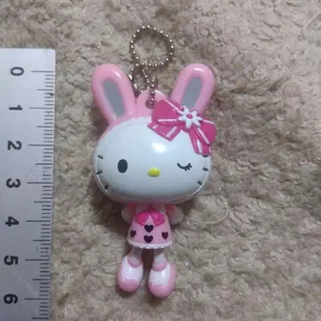 HELLO KITTY 헬로키티 플라로리 로리우사 (복숭아) 키체인