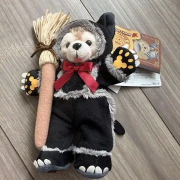 닷피 봉제 인형 배지 검은 고양이