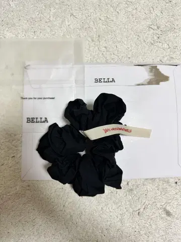 BELLA 미미 오프라인 러브 블랙 스크런치