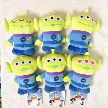 토이스토리 에이리언 울리는 봉제 인형 6개 세트