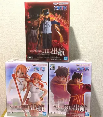 [미개봉 새상품] ONE PIECE THE 출항 피규어 3종 세트