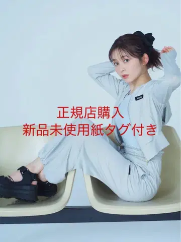 snidel 스나이델 UV 차단 후드티 실버 SLV
