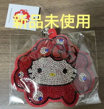 오사카 간사이 엑스포 산리오 헬로키티 미야쿠미야쿠 가죽 키링