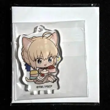 Fate FGO 세이버 알토리아 펜드래곤 애니 카페 아크릴 스탠드