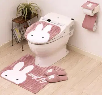 18일까지 세일 핑크색 딕 블루나 미피 화장실 매트 세트 새상품
