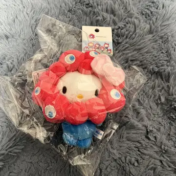 산리오 밋밋 봉제 인형 키링 키티