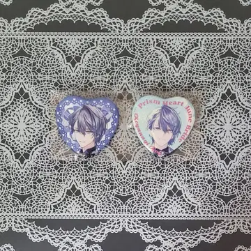 Prism Heart June Bride 하트 모양 캔뱃지 코야나기 로우
