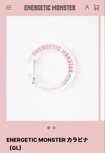ENERGETIC MONSTER 아크릴 키링 '카라비너'