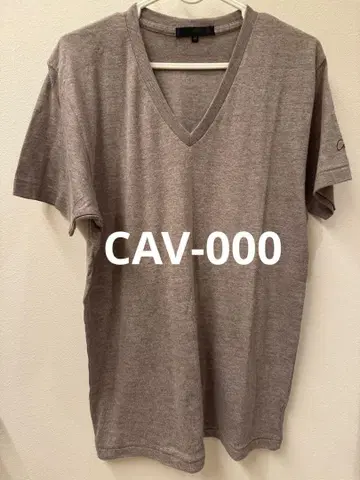 CAV-000 Cab Zero Zero V넥 티셔츠 사이즈 48 자수