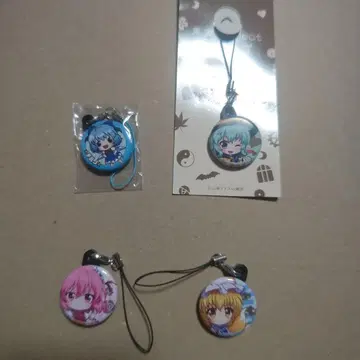 동방 Project Gift 캔 스트랩 치루노 4종 세트