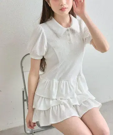 'OLIVE des OLIVE' 티어드 미니 컷 원피스
