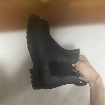 블랙 밴딩 숏부츠