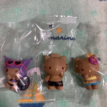 산리오 캐릭터즈 모두 함께 바캉스 피규어