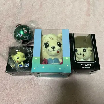 이와타 타카노리 록키 봉제 인형 키링 세트