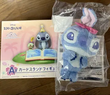 릴로 & 스티치 제일복권 카드 스탠드 피규어 봉제 인형 마스코트