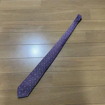 폴스미스 보라색 꽃무늬 실크 넥타이